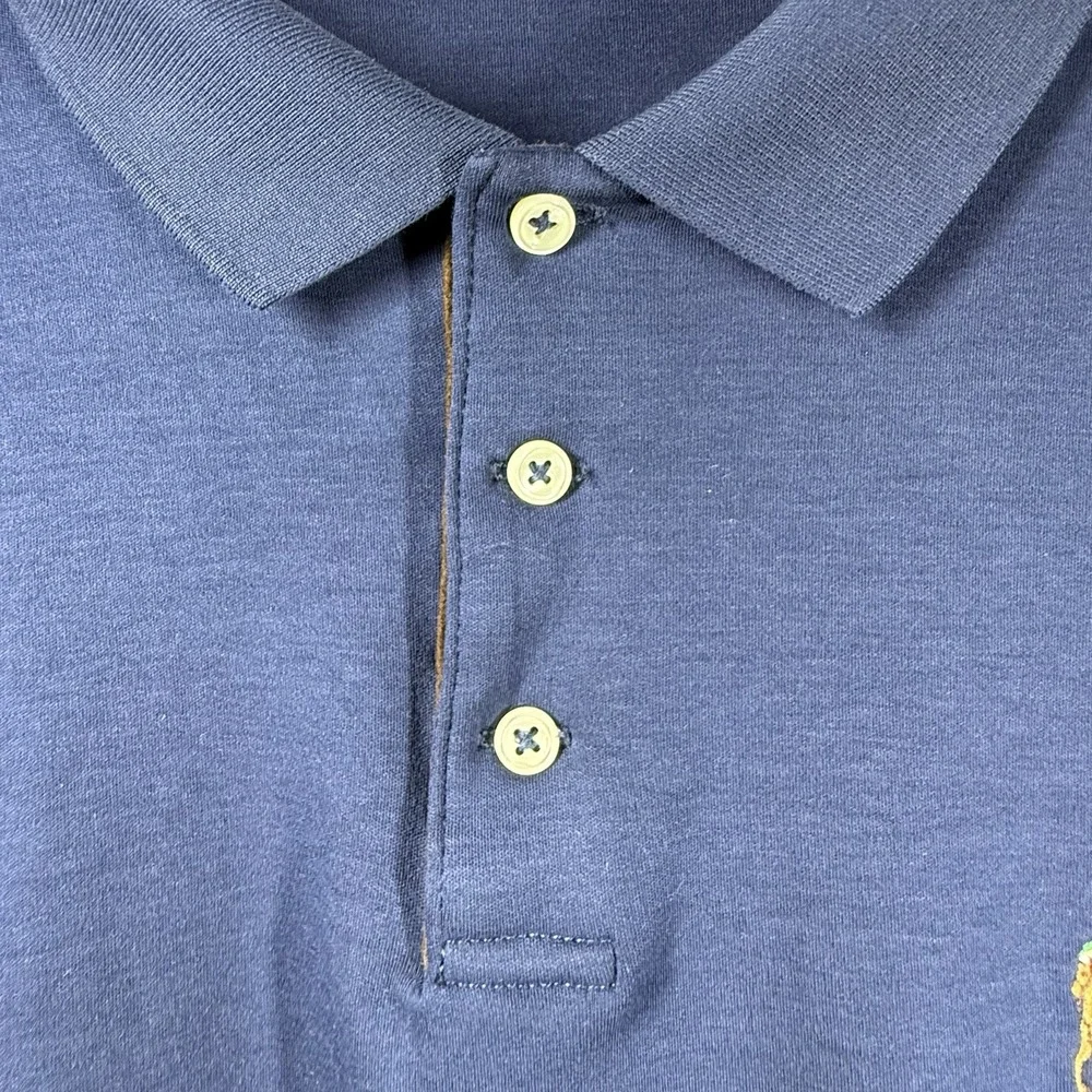Polo‎ Ralph Lauren Long Sleeve Shirt Sz L Blue Pony Logo Classic Fit Soft Cotton